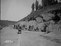 (Relief Projects - No. 98). Cut on highway north of Station 80 Mar. 1934