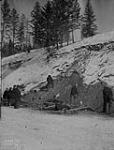 (Relief Projects - No. 98). Excavating for the highway at Station 83+00 Feb. 1936