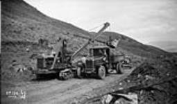 (Relief Projects - No. 128). Shovel cut at mile 42.2 May 1936