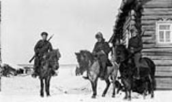 Canadian gunners, Northern Russia, c. Feb. 1919 Feb. 1919