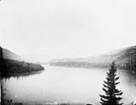View up Peace River below Ottertail River, B.C July, 1875