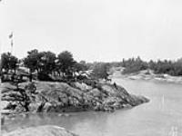 Nelson River at Little Playgreen Lake in front of Norway House, Man 1890