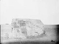 Quartzite boulder (Huronian) near Waterton River, [Alta.]. August 14, 1881