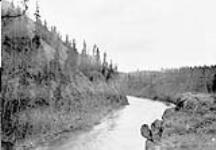 Miles Canon, Lewes [Yukon] River, looking up from lower end, Y.T Sept. 8, 1887