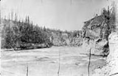 Entrance to Hoole Canyon, Pelly River, Y.T 3 Aug. 1887