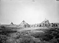 Indian tents, Fort George 1899