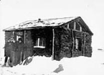 [Sod house on the Prairies.] ca. 1900-1914