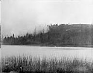 Forest fire, South end of Duncan Lake. [Ont.]
