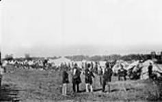 Indian camp at St. Peter's [Dynevor] "Treaty Time" 1880.