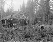 Indian shack on the Natagagan [Laflamme] River, Que 1906
