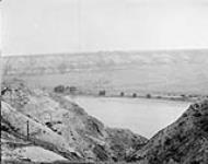 View from Anslee's Mine across Saskatchewan towards Red Cliff 1910