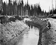 Ditch of Cariboo Hydraulic Co., Horsefly Mine, Cariboo, B.C ca. 1862 - 1910