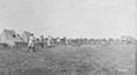 Part of a panorama - A Canadian Field Ambulance in the forward area, very busy at the Battle of Amiens août 1918