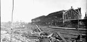 The railroad station at Valenciennes Nov. 1918