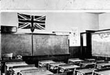 A typical School room, Peace River District, Alberta. [January, 1925]
