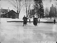 Skating at Rideau Hall, [Ottawa, Ont.] March, 1911 Mar. 1911