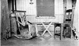 Home made furniture, R.C. Mission, Eskimo Point, N.W.T [1920's]