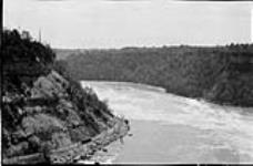 The Whirlpool, Niagara River, showing Railway on U.S. side