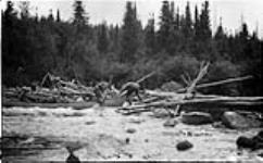 Indian fish trap, District of Patricia, Ontario 1927