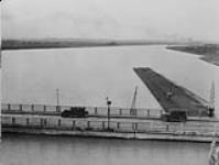 Welland Ship Canal. Reach above Lock No.2. looking S 4th Nov. 1929