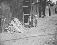 Point St. Charles District, Montreal, April 25, 1946. [Slum conditions] 25 April 1946