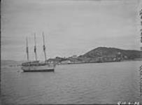 Ship in Gaspé Harbour, P.Q 1925