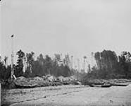 [Henslung, a Haida Indian village on [North] Island inside Lucy Island, Queen Charlotte Islands, B.C.] Aug. 1878
