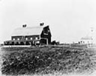 Mr. A.C. Rogers' barn on horse-operated 800 acre farm, Estevan, Sask 1928