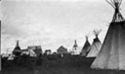 Indian encampment, Lac La Loche, Sask