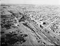 Air view of Battleford, Sask