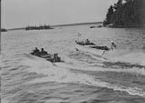[Motorboats racing, Thousand Islands, Ont.]