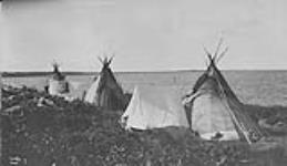 Indian camp, Oxford House, [Man.] 1910