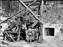 Tunnel at 'B' level, Bankhead Mines, Bankhead, Alta 1903