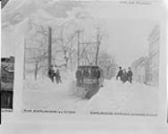 Rue Esplanade En Hiver - Esplanade Street - Winter Scene ca. 1900-1925