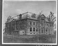(Customs Post Office and Court Building under construction) Prince Albert, Sask Sept. 1st, 1905