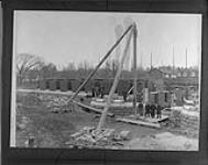 Drill Hall [under construction], Osgoode St. Front, looking North West, Toronto, Ont 1892