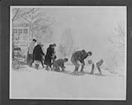 Snowshoe party at St. Jovite, P.Q., 1925