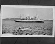 S.S. "Northland" on Grenfell cruise, Harrington Harbour, Que