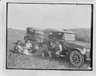 [Picnicking at "Little Arm", Valeport, Sask., 1920.]
