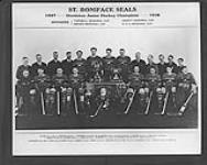St. Boniface Seals. [Memorial Cup winners, 1937-38.] 1937-1938