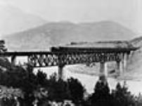Canadian National Railways train "The Confederation" crossing Lytton bridge c.a. 1929