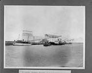 S.S. WARKWORTH leaving dock at Churchill n.d.