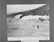 Skiers trying slopes around the Manoir Richelieu, at Murray Bay, Quebec, 1930 1930