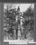 Totem pole in the grounds of Government House, Victoria, B.C 1929