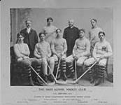 The High School Hockey Club 1899-1900. Winners of Senior championship inter-school Hockey League 1899-1900.