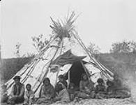 Indians camped at Jack Fish River, Lake Winnipeg, Man 1894
