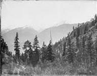 Looking down ravine and across Fraser River above Fosters Bar, B.C Sept. 27-28, 1877