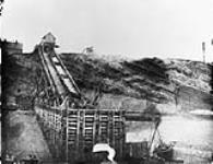 Éboulement de charbon à l'ouest de Coal Mine Point, Joggins Coast, Nouvelle-Écosse 1879