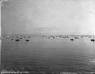 Fishing fleet at the mouth of the Fraser River, B.C n.d.