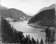 Looking up the Fraser [River] near Salmon River, B.C n.d.